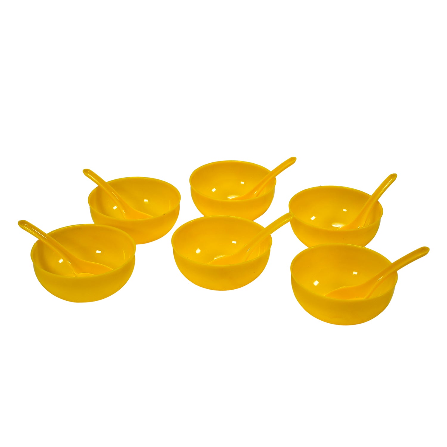 5105 Soup Bowl Spoon Set Plastic For Kitchen  Home Use 5105 Soup Bowl Spoon Set Plastic For Kitchen  Home Use
